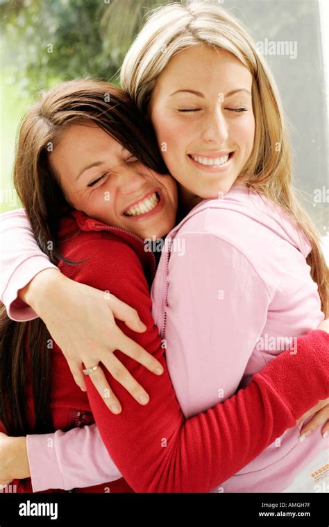 girl hugging girl